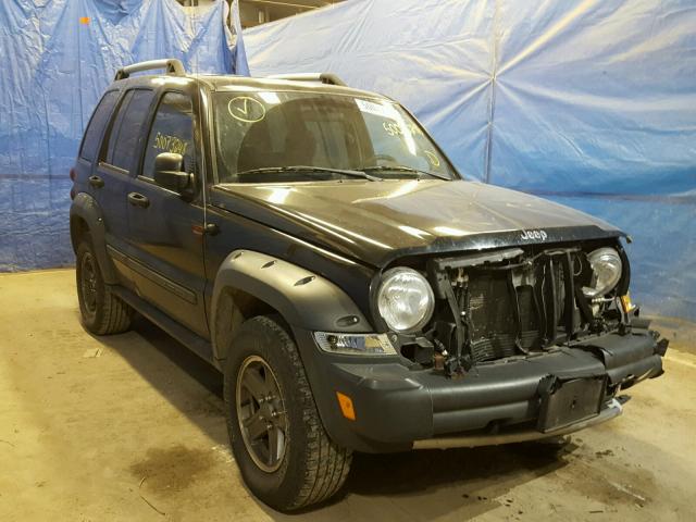 1J4GL38K25W659824 - 2005 JEEP LIBERTY RE BLACK photo 1