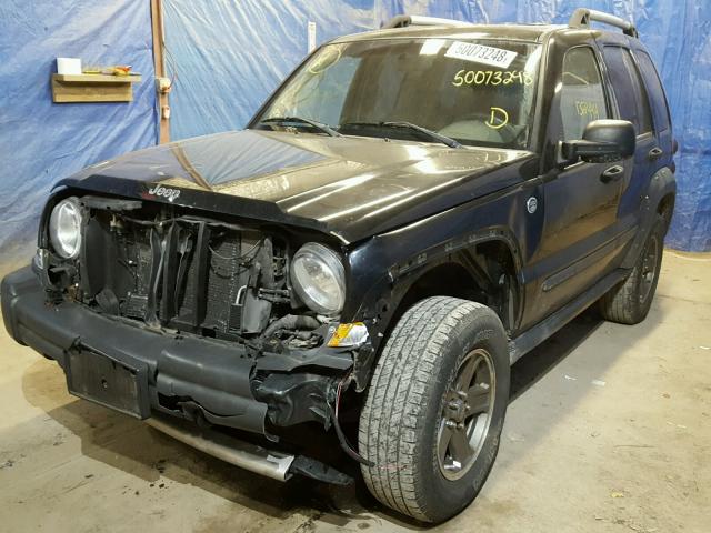 1J4GL38K25W659824 - 2005 JEEP LIBERTY RE BLACK photo 2