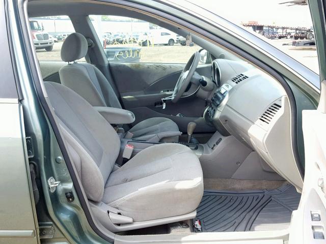 1N4AL11D84C175027 - 2004 NISSAN ALTIMA BAS GREEN photo 5