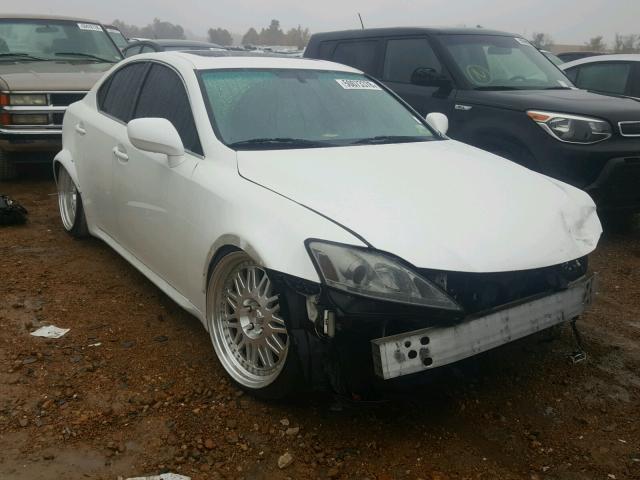 JTHBK262X85065555 - 2008 LEXUS IS 250 WHITE photo 1