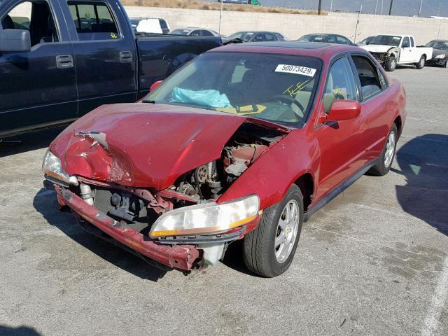 JHMCG66842C024813 - 2002 HONDA ACCORD EX RED photo 2