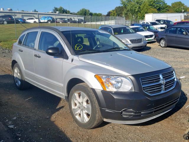 1B3JB48BX7D505138 - 2007 DODGE CALIBER SX SILVER photo 1