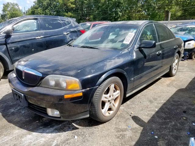 1LNHM87A11Y621766 - 2001 LINCOLN LS შავი ფოტო 2