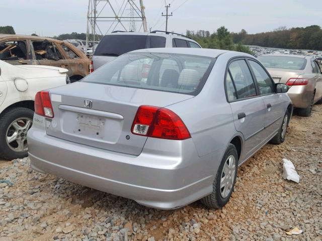 2HGES16374H636294 - 2004 HONDA CIVIC DX V SILVER photo 4