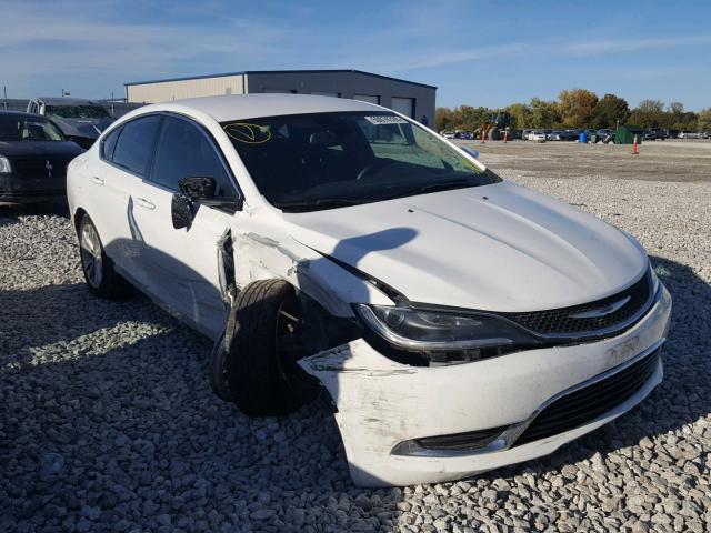 1C3CCCAB1FN666581 - 2015 CHRYSLER 200 LIMITE WHITE photo 1