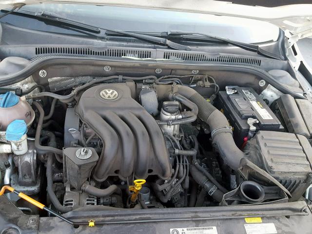 3VW2K7AJ5EM275335 - 2014 VOLKSWAGEN JETTA BASE Սպիտակ լուսանկար 7