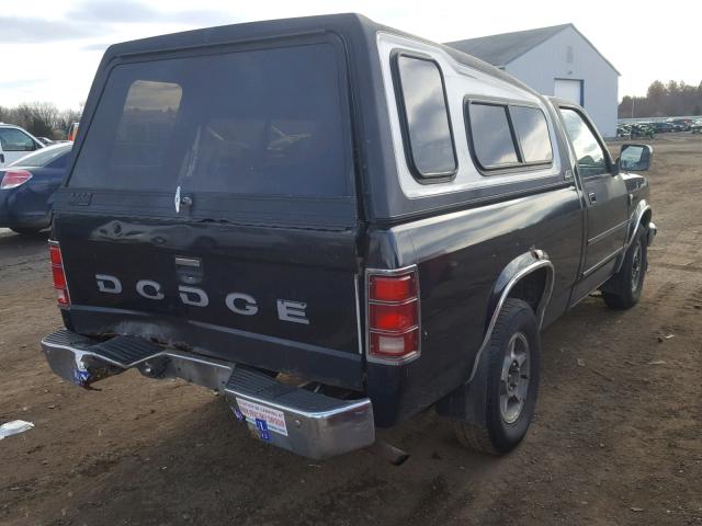 1B7GN14X7JS641312 - 1988 DODGE DAKOTA BLACK photo 4