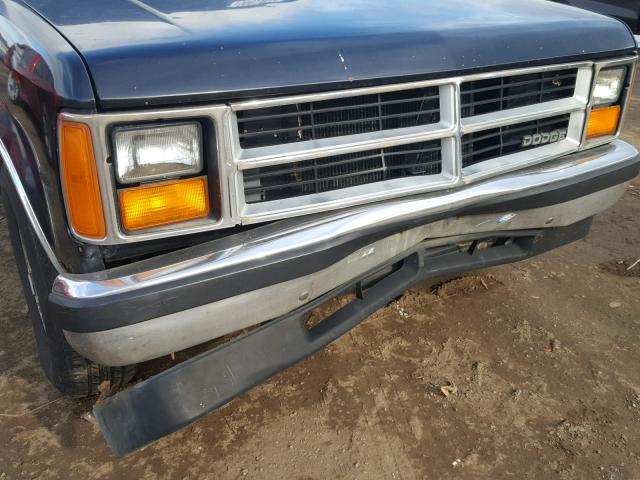 1B7GN14X7JS641312 - 1988 DODGE DAKOTA BLACK photo 9