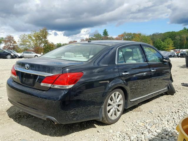 4T1BK3DB3BU398540 - 2011 TOYOTA AVALON BAS BLACK photo 4