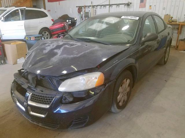 1B3EL36T44N286882 - 2004 DODGE STRATUS SE BLUE photo 2