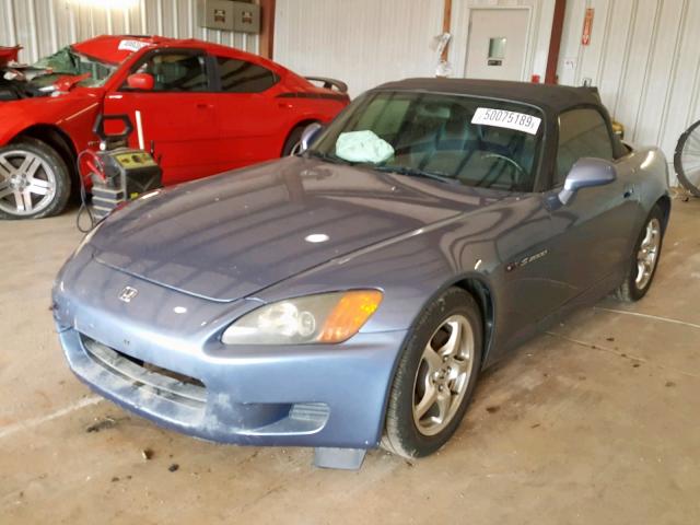 JHMAP11433T003144 - 2003 HONDA S2000 BLUE photo 2