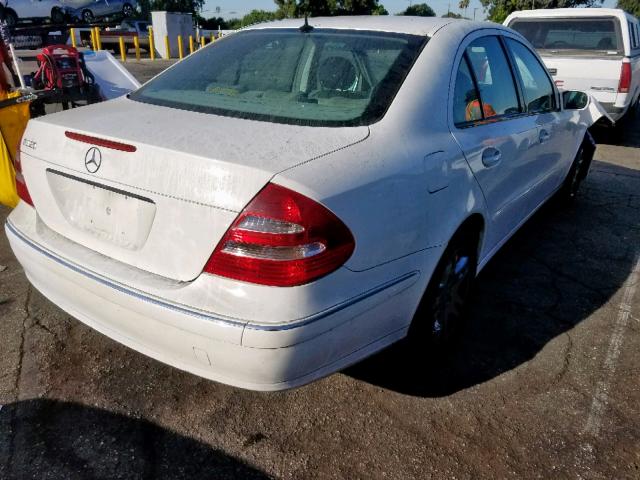 WDBUF65J73A192003 - 2003 MERCEDES-BENZ E 320 WHITE photo 4