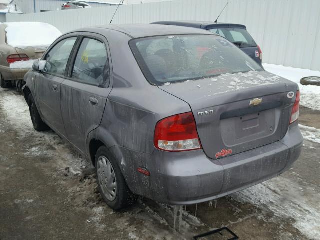 KL1TD56606B595592 - 2006 CHEVROLET AVEO BASE Boz foto 3