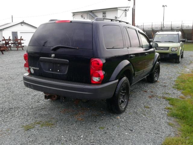 1D4HB38N65F600270 - 2005 DODGE DURANGO ST BLACK photo 4