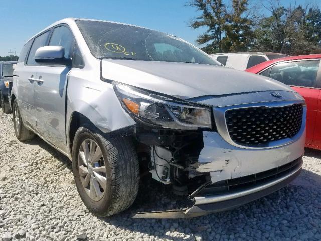 KNDMB5C12G6091891 - 2016 KIA SEDONA LX SILVER photo 1