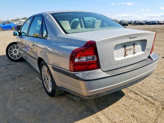 YV1TS90D211156481 - 2001 VOLVO S80 T6 SILVER photo 3