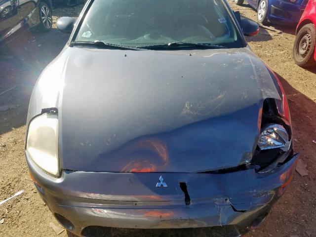 4A3AC44G33E178788 - 2003 MITSUBISHI ECLIPSE GS GRAY photo 7