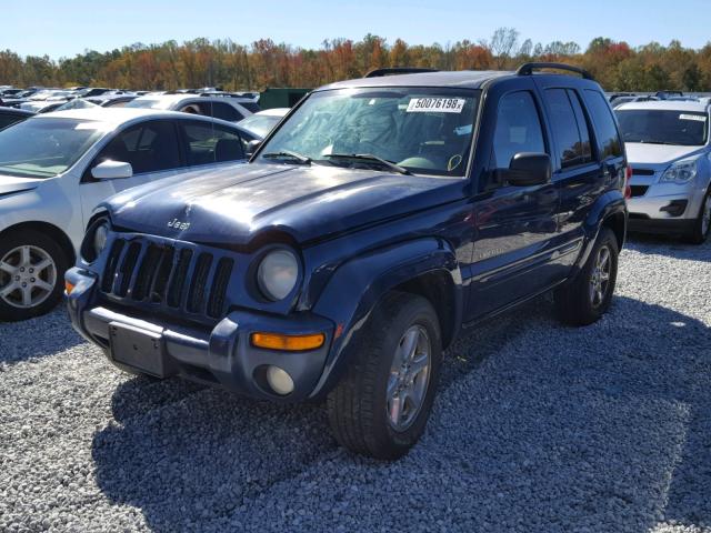 1J4GK58K24W159031 - 2004 JEEP LIBERTY LI BLUE photo 2