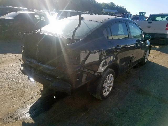 KNADM4A35F6449845 - 2015 KIA RIO LX BLACK photo 4