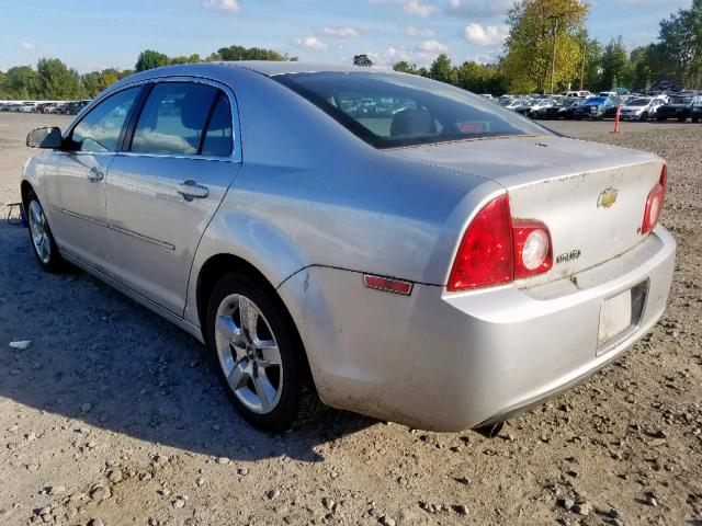 1G1ZH57B99F227582 - 2009 CHEVROLET MALIBU 1LT SILVER photo 3