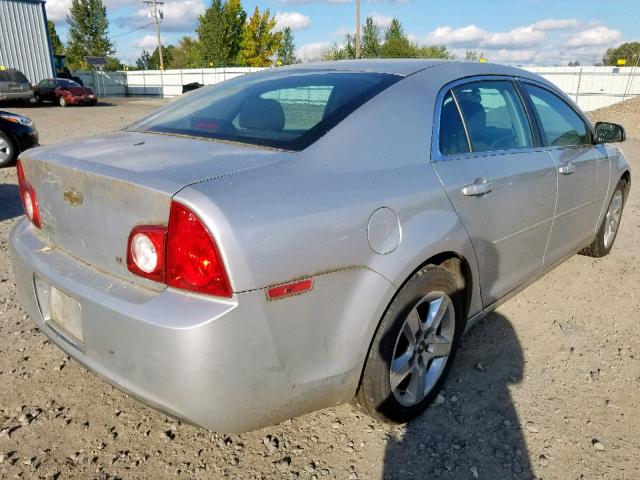 1G1ZH57B99F227582 - 2009 CHEVROLET MALIBU 1LT SILVER photo 4