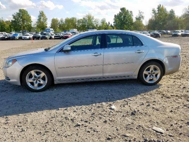 1G1ZH57B99F227582 - 2009 CHEVROLET MALIBU 1LT SILVER photo 9