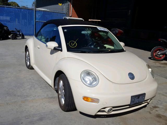 3VWCM31Y64M353432 - 2004 VOLKSWAGEN NEW BEETLE კრემისფერი ფოტო 1