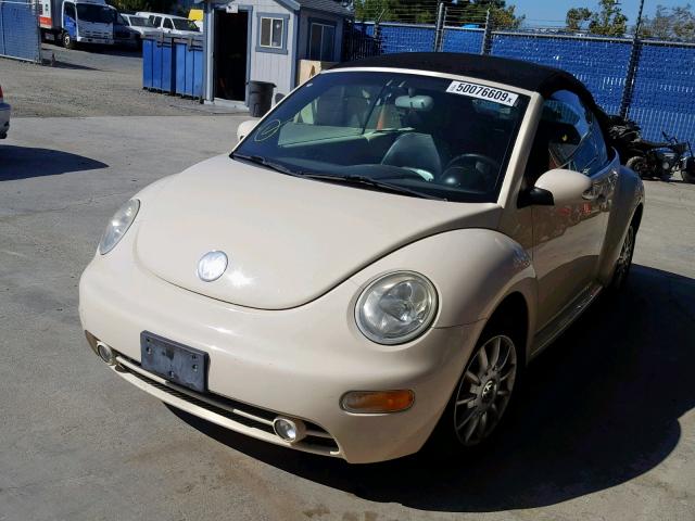 3VWCM31Y64M353432 - 2004 VOLKSWAGEN NEW BEETLE კრემისფერი ფოტო 2
