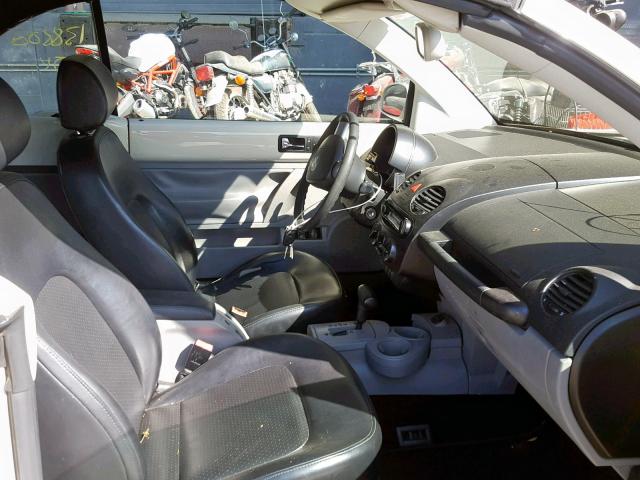 3VWCM31Y64M353432 - 2004 VOLKSWAGEN NEW BEETLE კრემისფერი ფოტო 5