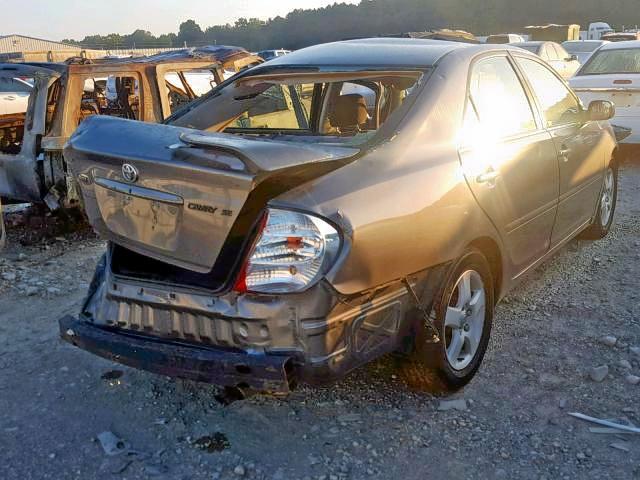 4T1BE32K83U767596 - 2003 TOYOTA CAMRY LE GRAY photo 4