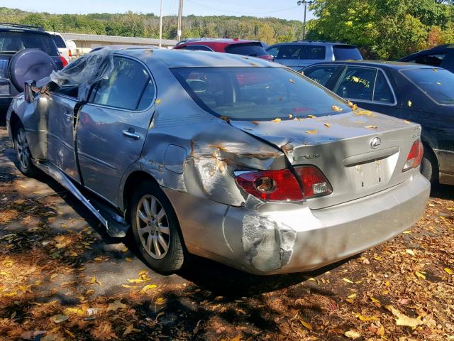 JTHBF30G125015844 - 2002 LEXUS ES 300 SILVER photo 3