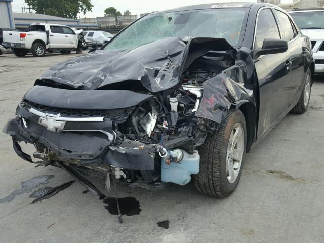 1G11B5SL5EF112051 - 2014 CHEVROLET MALIBU LS 黑色 照片 2