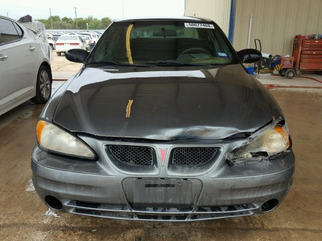 1G2NE52F14M543835 - 2004 PONTIAC GRAND AM S SILVER photo 9