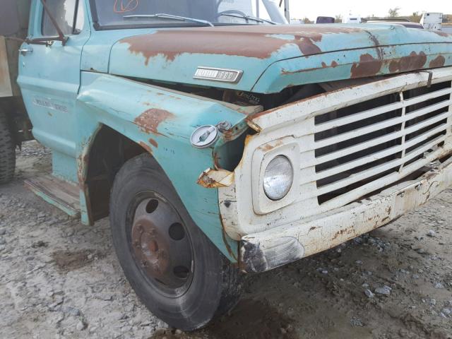 F60BKA87546 - 1967 FORD F600 GREEN photo 9