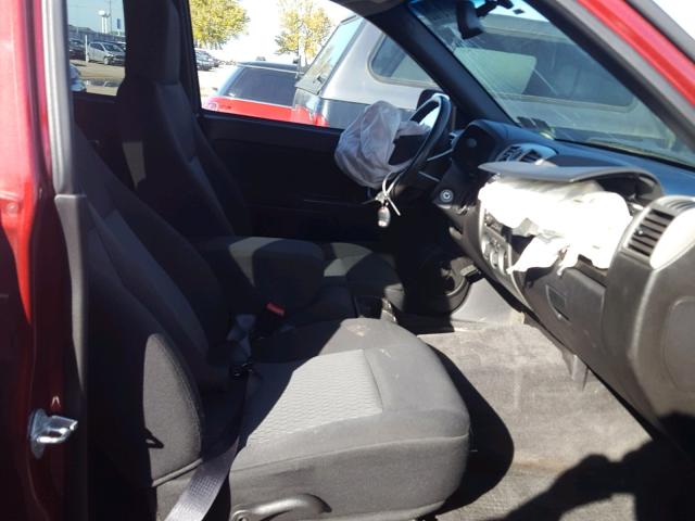 1GCJTDDP3A8146244 - 2010 CHEVROLET COLORADO L BURGUNDY photo 5