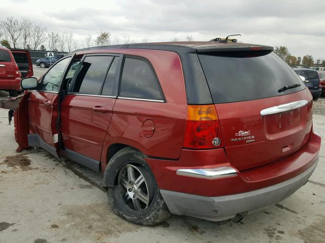 2A8GM68X57R336176 - 2007 CHRYSLER PACIFICA T BURGUNDY photo 3