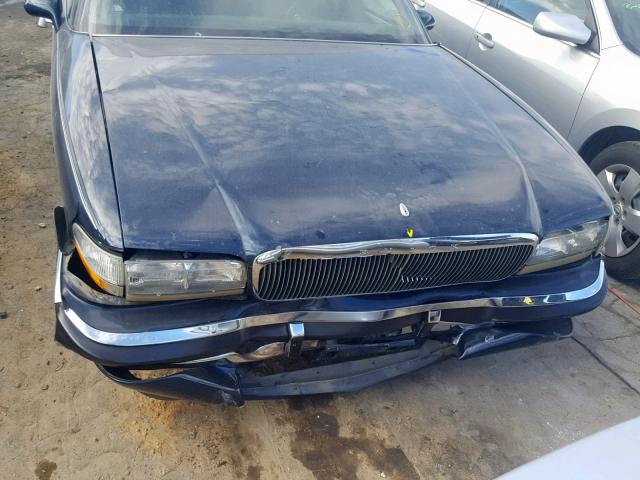 1G4CW53L8M1624123 - 1991 BUICK PARK AVENU BLUE photo 7