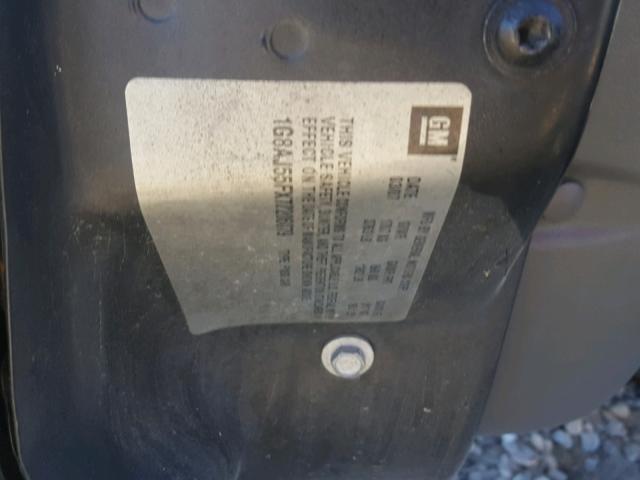 1G8AJ55FX7Z206079 - 2007 SATURN ION LEVEL BLACK photo 10
