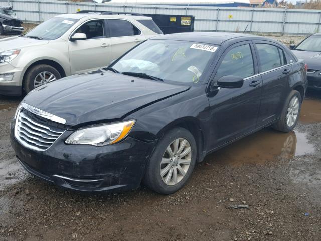 1C3CCBBBXCN109107 - 2012 CHRYSLER 200 TOURIN BLACK photo 2