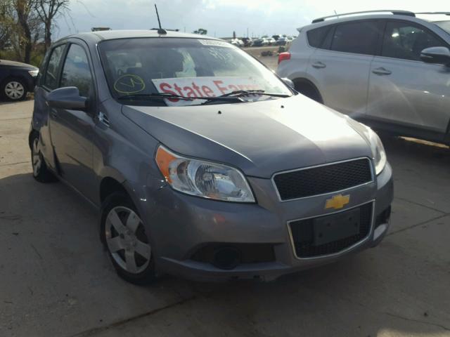 KL1TD6DE8BB137177 - 2011 CHEVROLET AVEO LS GRAY photo 1