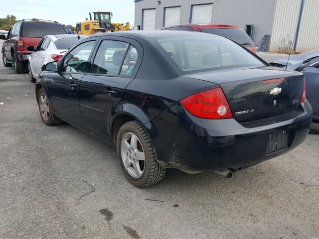 1G1AF5F56A7185854 - 2010 CHEVROLET COBALT 2LT BLACK photo 3