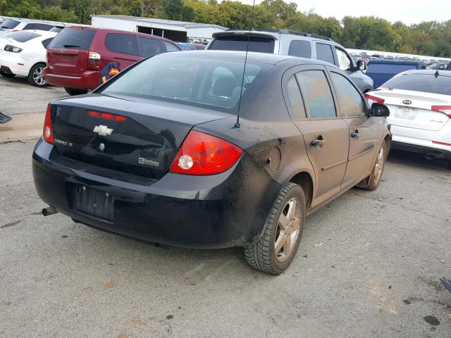 1G1AF5F56A7185854 - 2010 CHEVROLET COBALT 2LT BLACK photo 4