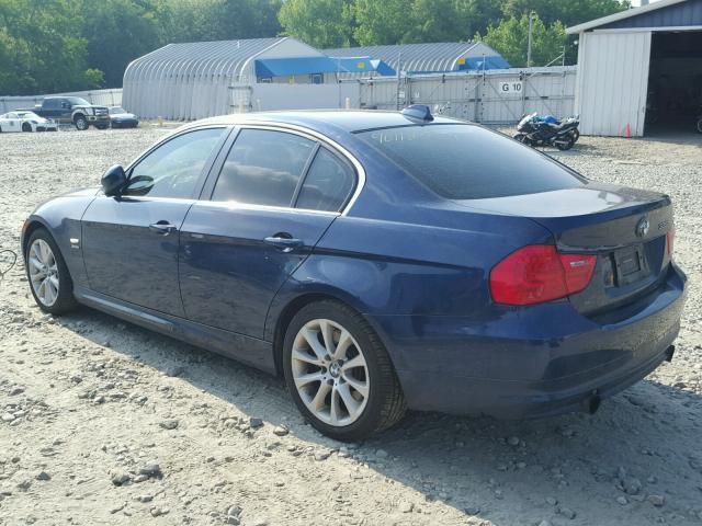 WBAPL5C59BA918138 - 2011 BMW 335 XI BLUE photo 3