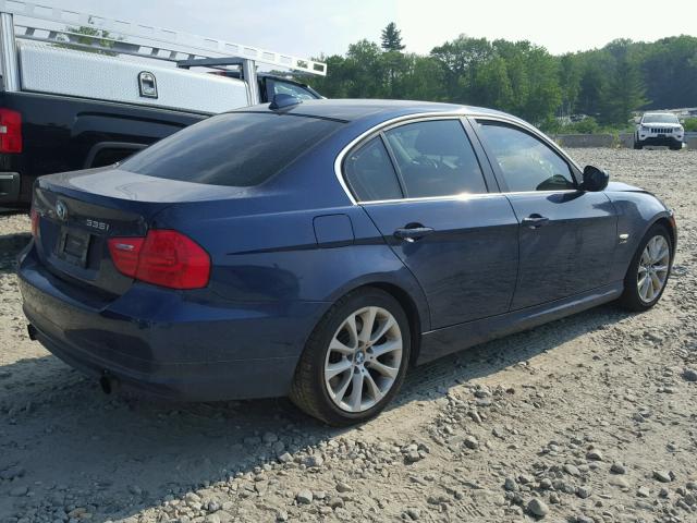 WBAPL5C59BA918138 - 2011 BMW 335 XI BLUE photo 4