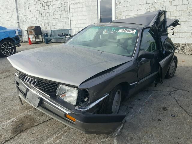 WAUBB0449KN099372 - 1989 AUDI 100 GRAY photo 2