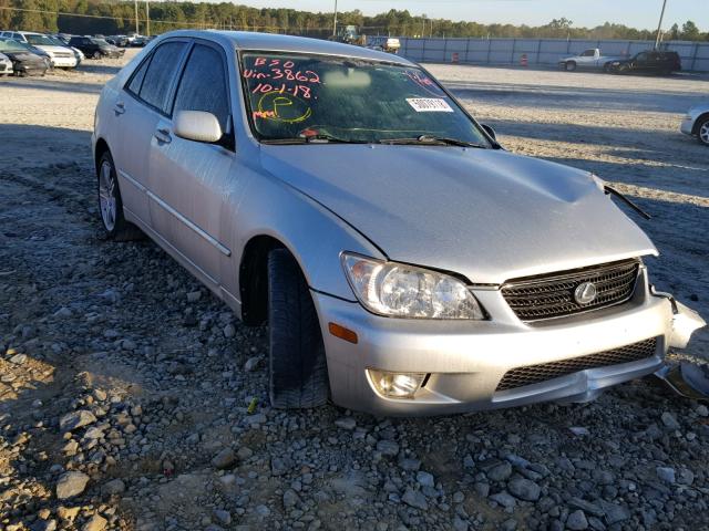 JTHBD192220043862 - 2002 LEXUS IS 300 SILVER photo 1