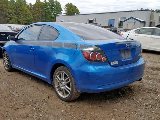 JTKDE3B76A0315829 - 2010 TOYOTA SCION TC ლურჯი ფოტო 3