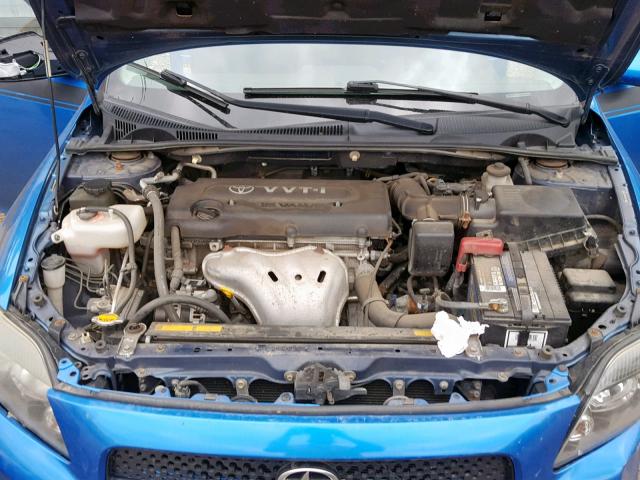 JTKDE3B76A0315829 - 2010 TOYOTA SCION TC ლურჯი ფოტო 7