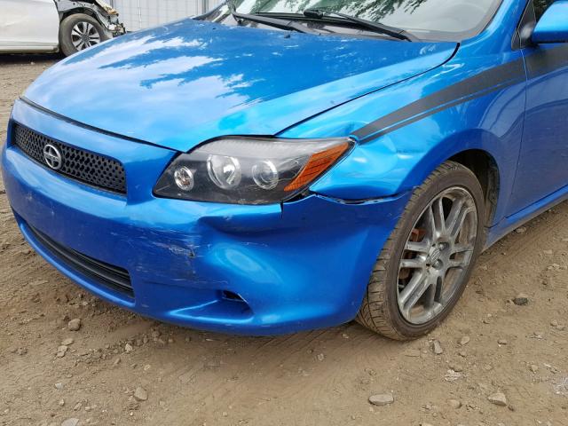 JTKDE3B76A0315829 - 2010 TOYOTA SCION TC ლურჯი ფოტო 9