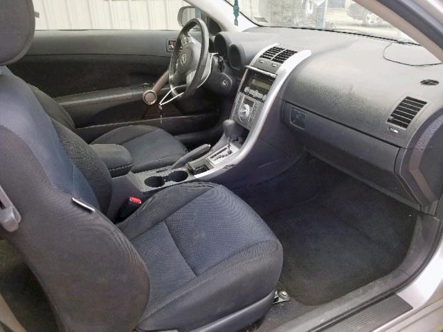 JTKDE167590293574 - 2009 TOYOTA SCION TC ვერცხლისფერი ფოტო 5